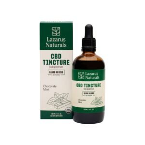 Lazarus Naturals, CBD Tincture, Chocolate Mint, Full Spectrum, 4fl oz, 6000mg CBD - THC PENS UK