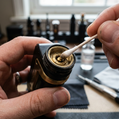 Cleaning vape pen connections